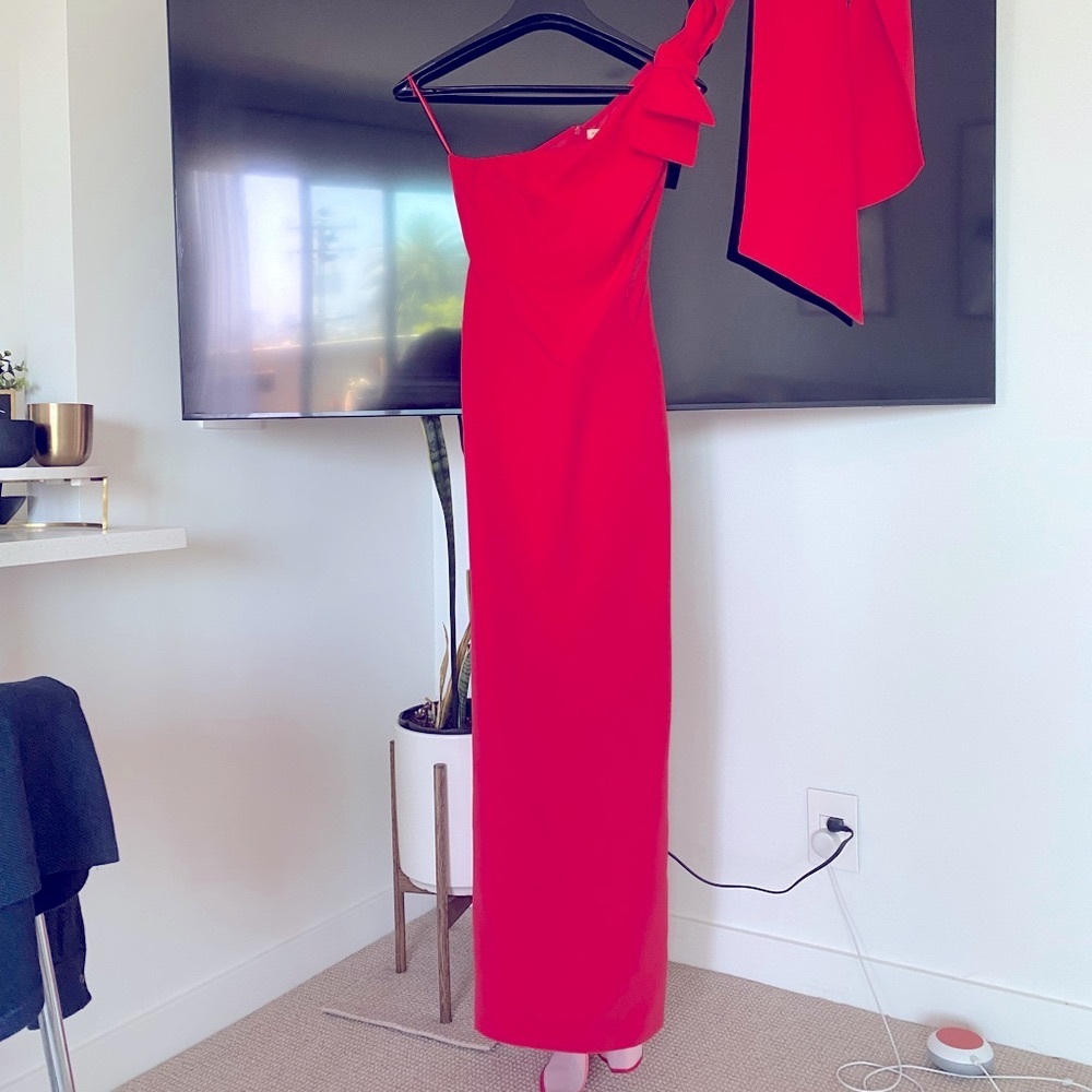 Gorgeous hot pink maxi dress